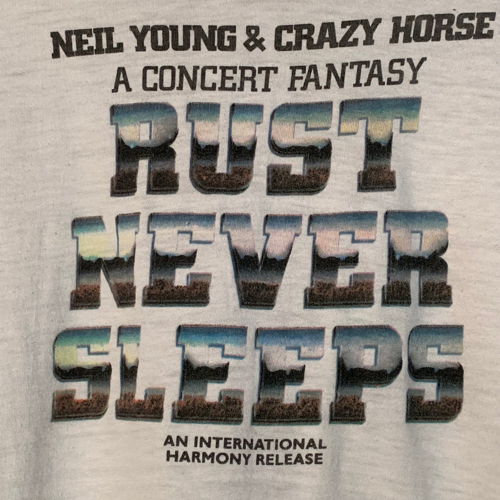 Vintage 70’s Neil Young Rust Never Sleeps T-shirt