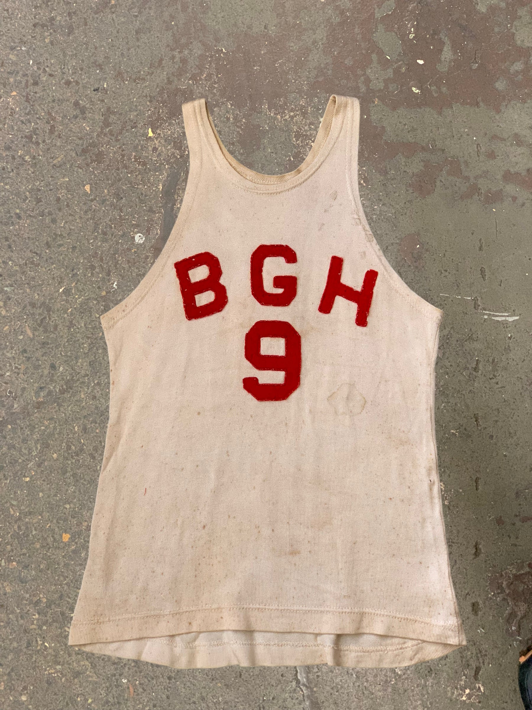 Vintage 1950’s BGH Wool Felt Durene Tank