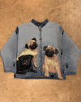 Vintage 90s Deadstock Pug Woven Jacket