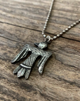 Vintage Native American Thunderbird Silver Necklace