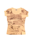 ALC- Wild Horses All Over Scoop Neck T-Shirt