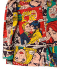 Vintage 70’s Nicky Zane Comic Pop Art All Over Print Shirt