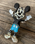 Zuni Mickey Zunitoons Silver Ring size 8