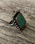 Vintage Native American Silver Turquoise Ring size 6 ///SOLD///