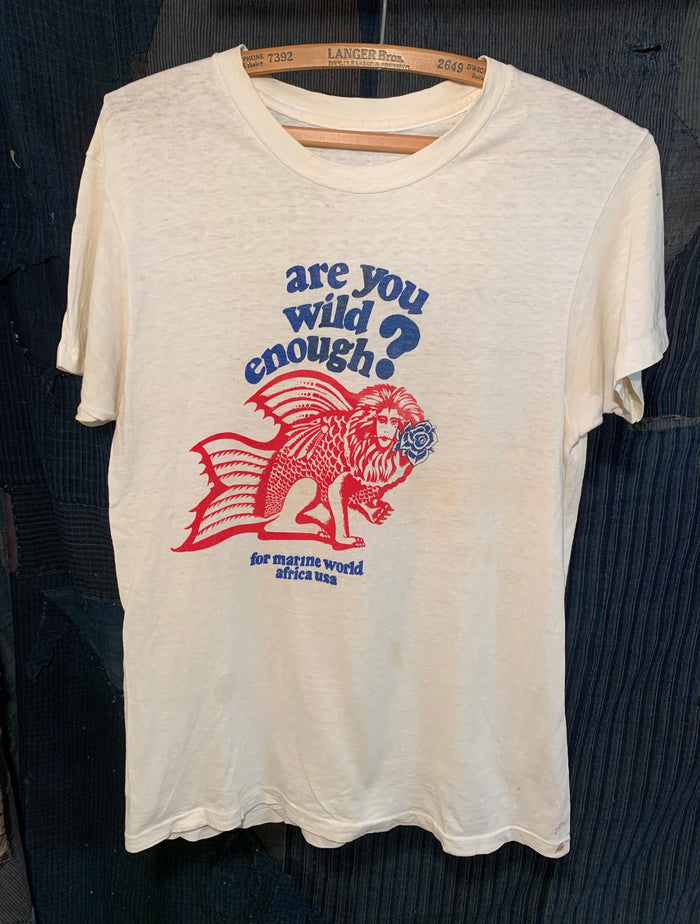 Vintage Early 1970’s Are You Wild Enough T-Shirts