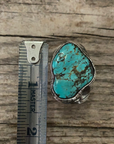 Vintage Native American Silver Turquoise Ring Size 9.75