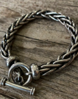 Vintage Heavy Sterling Silver Link Bracelet ///SOLD///