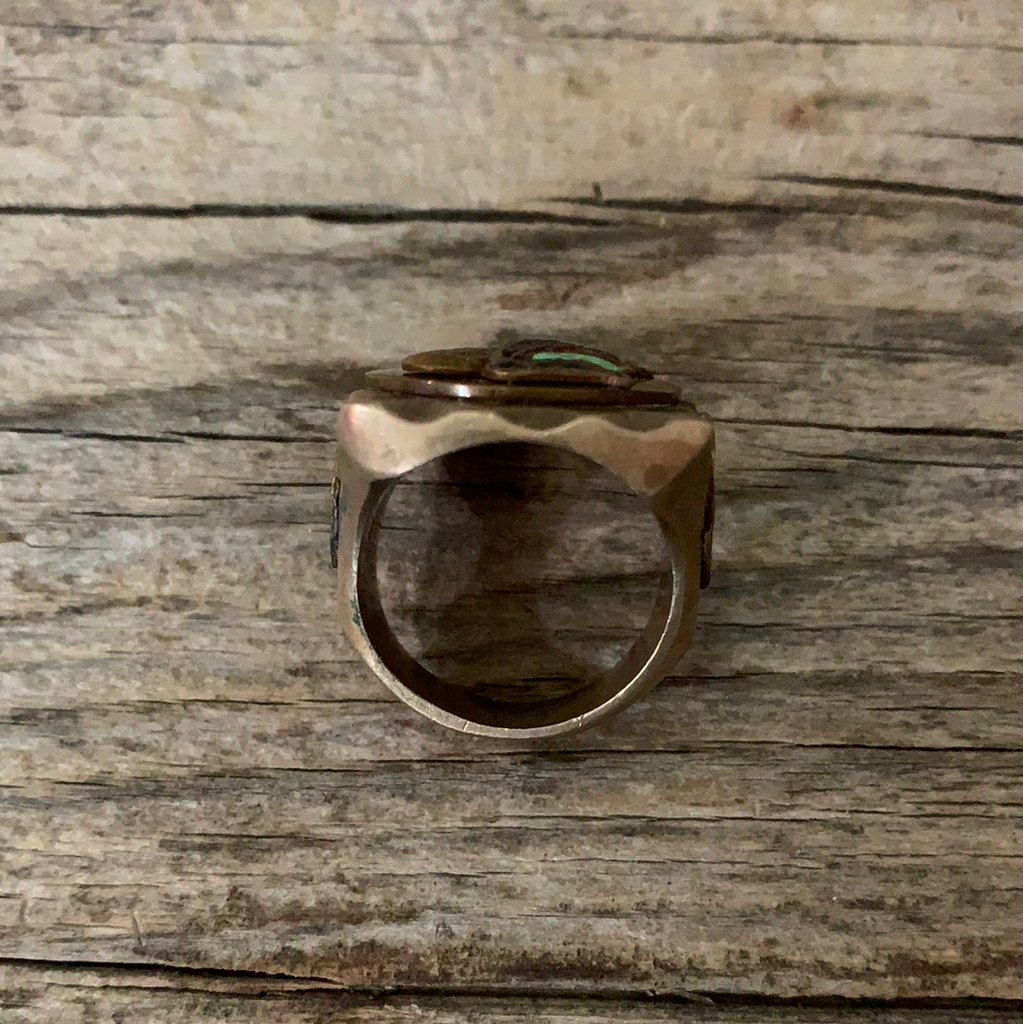 Vintage 1940’s Mexican Biker Ring Size 9.75