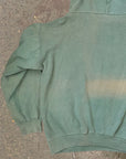 Vintage 1960’s Sage Green Sun-faded Hooded Sweatshirt