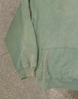 Vintage 1960’s Sage Green Sun-faded Hooded Sweatshirt