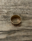 Victorian Cigar Band Gold Ring Size 8.25