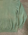 Vintage 1960’s Sage Green Sun-faded Hooded Sweatshirt