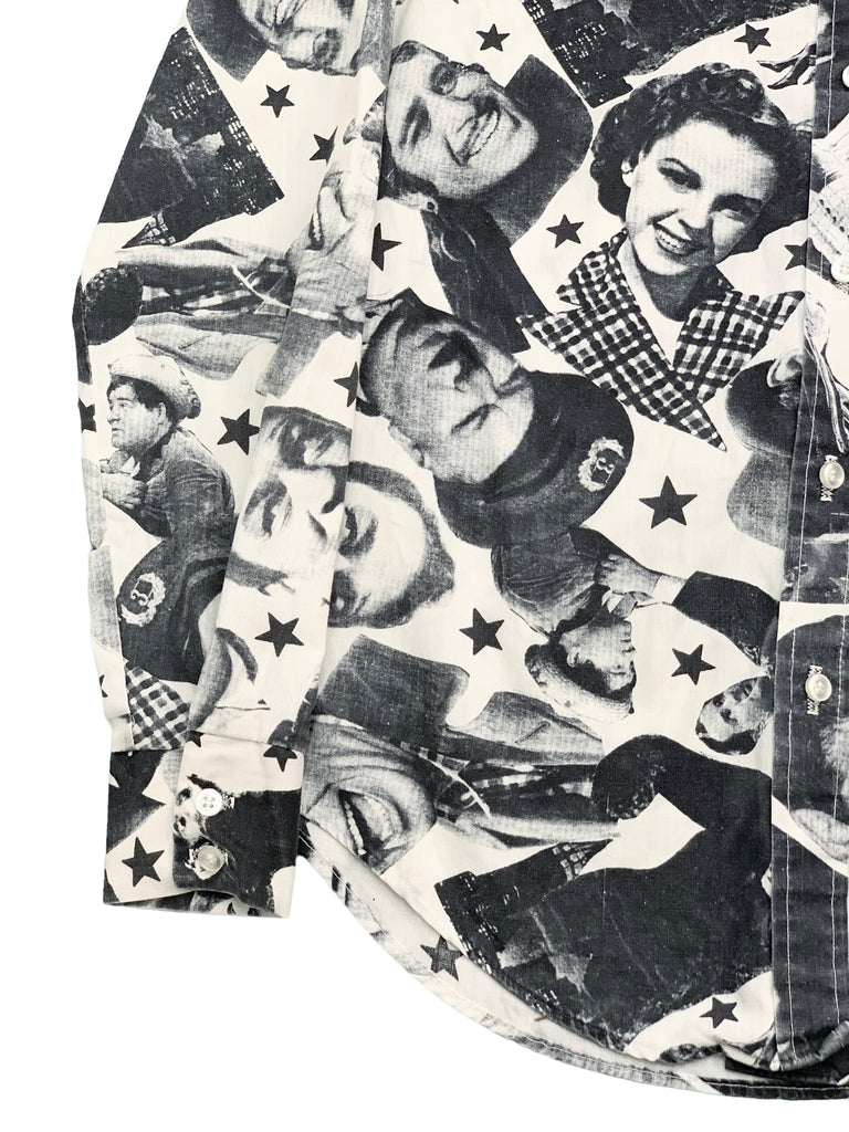 Vintage 70’s Hollywood Stars All Over Print Shirt