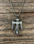 Vintage Native American Thunderbird Silver Necklace