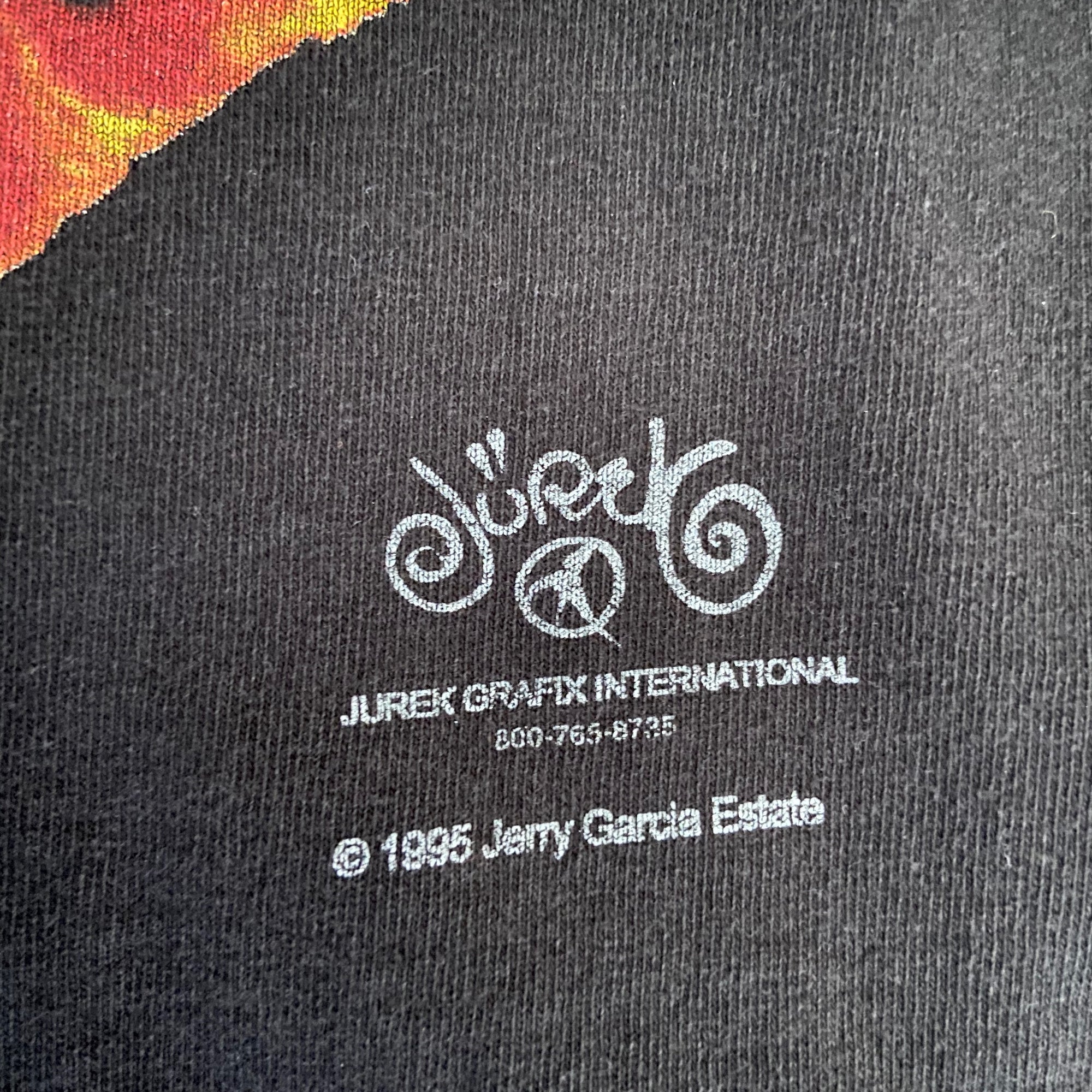 Vintage 90&#39;s Jerry Garcia Grateful Dead Jurek Graffix T-Shirt ///SOLD///