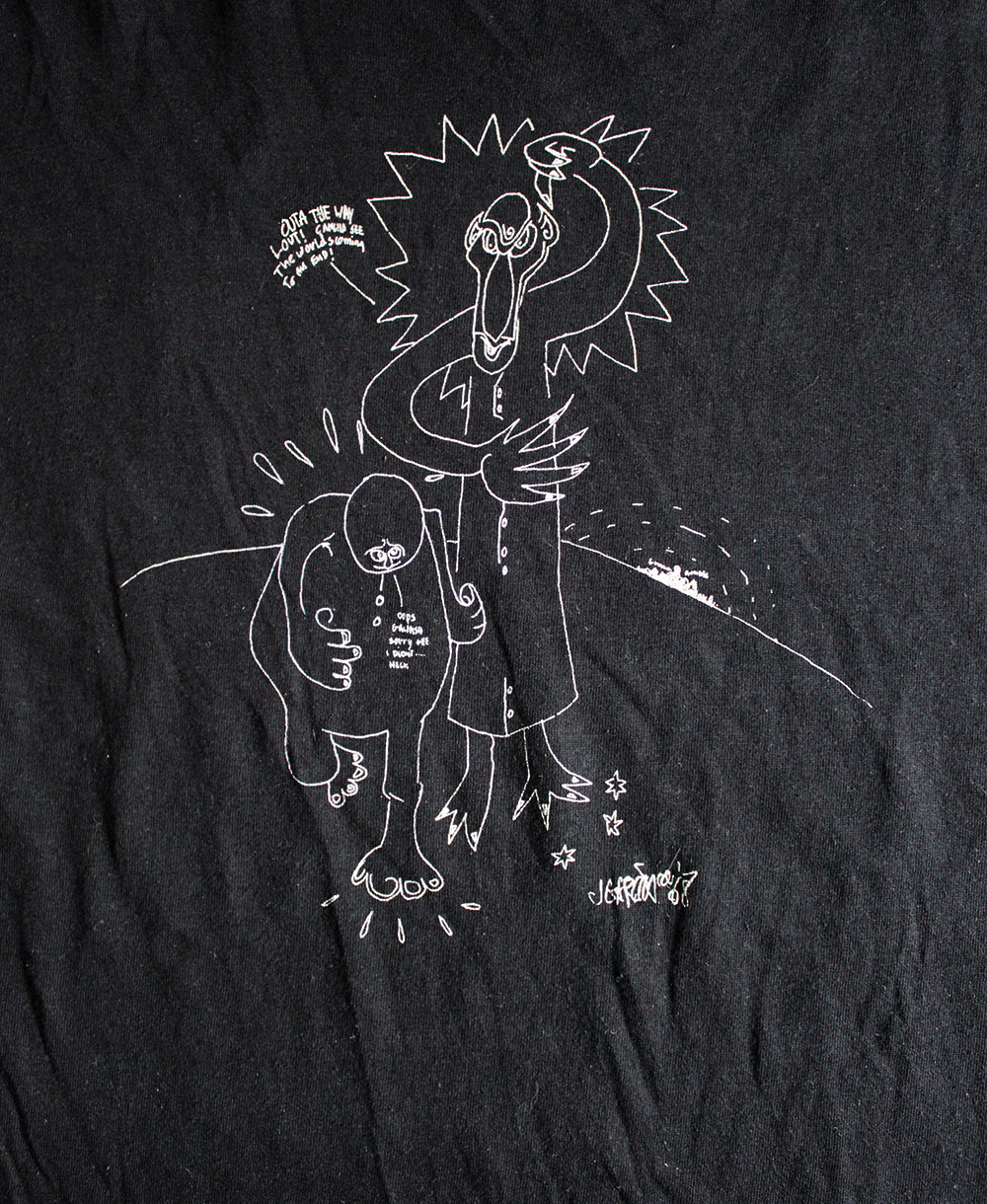 j garcia 1986 sketch art tshirt 