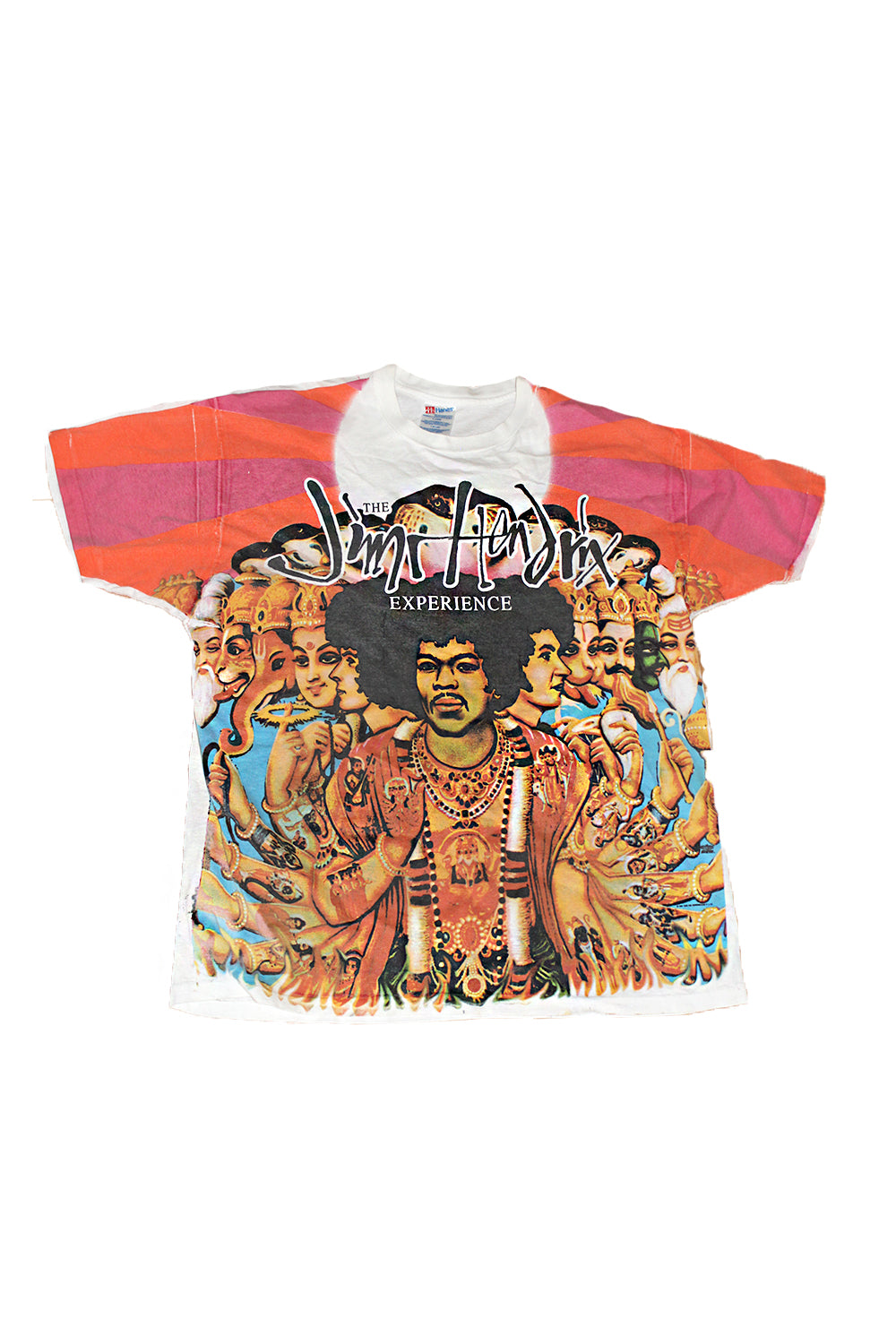 Vintage 90&#39;s Jimi Hendrix-Experience- All Over Print T-shirt ///SOLD///