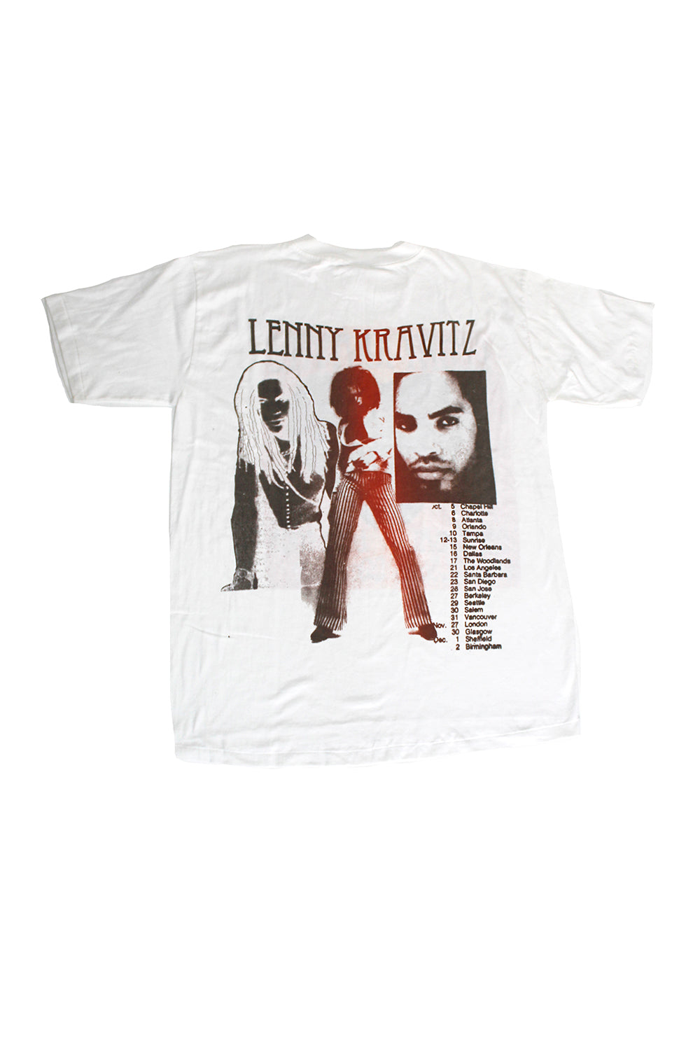 Vintage 90&#39;s Deadstock Lenny Kravitz Universal Love Tour T-Shirt