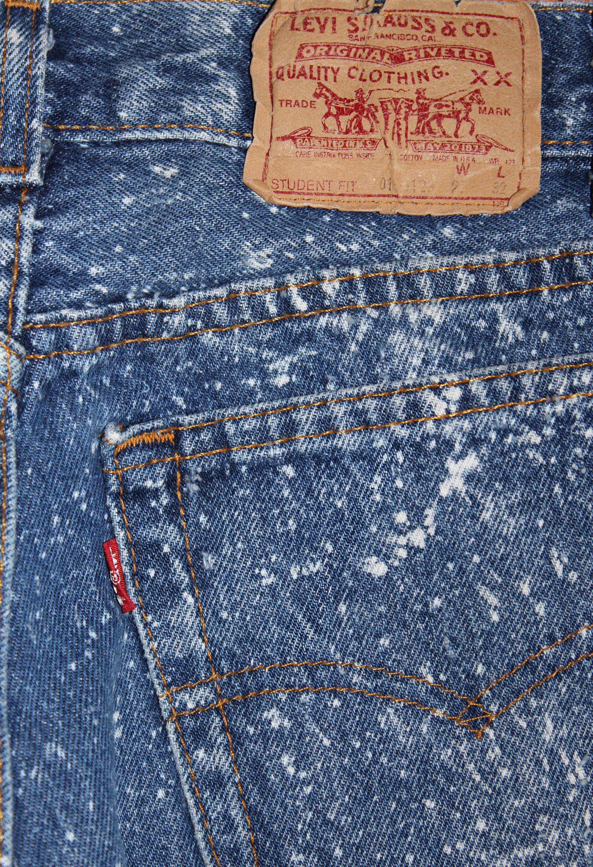 Vintage 80&#39;s LEVI&#39;S Galactic Wash Jeans 27&quot;///SOLD///