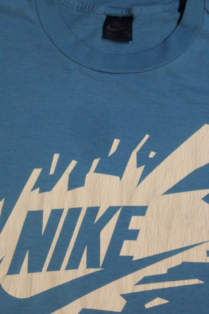 Vintage 1980's Nike Blue Graphic Tank