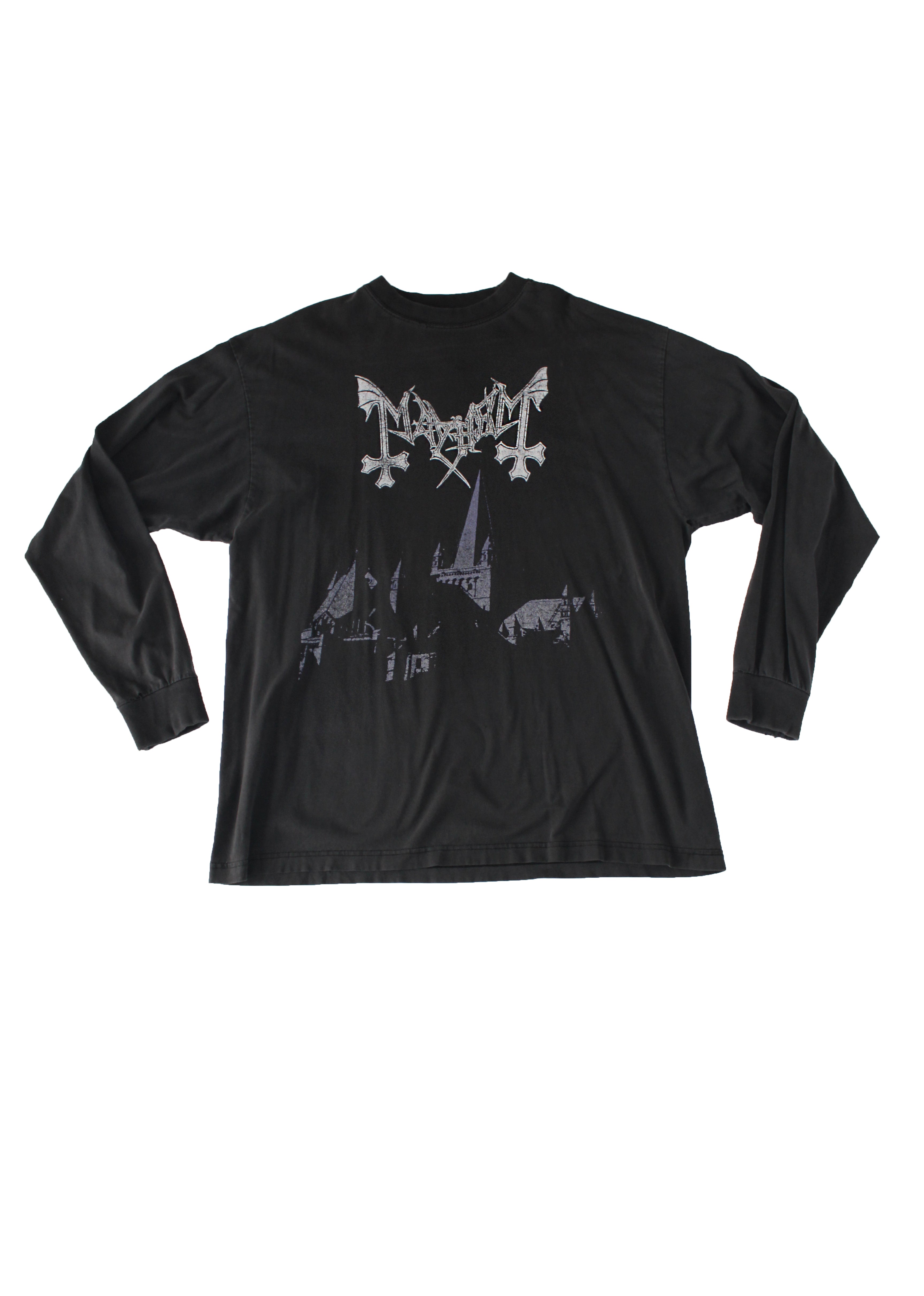 Vintage Mayhem Black Metal Death Long Sleeve T-Shirt – Afterlife
