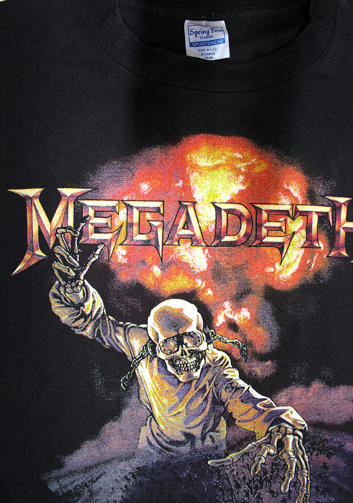 Vintage 80's Megadeth Cut T-shirt