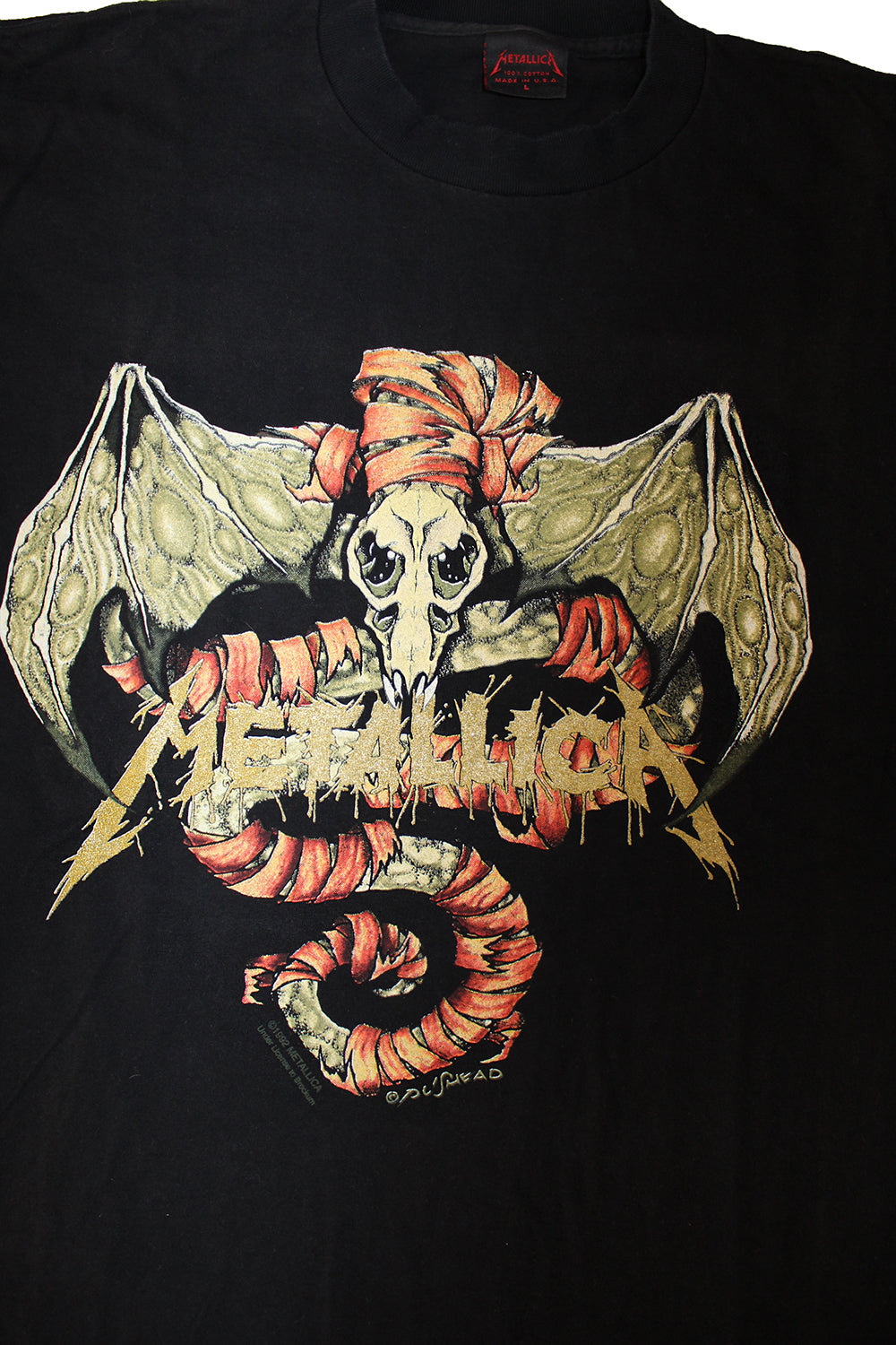 Vintage 90's Metallica Pushead 1992 T-Shirt ///SOLD