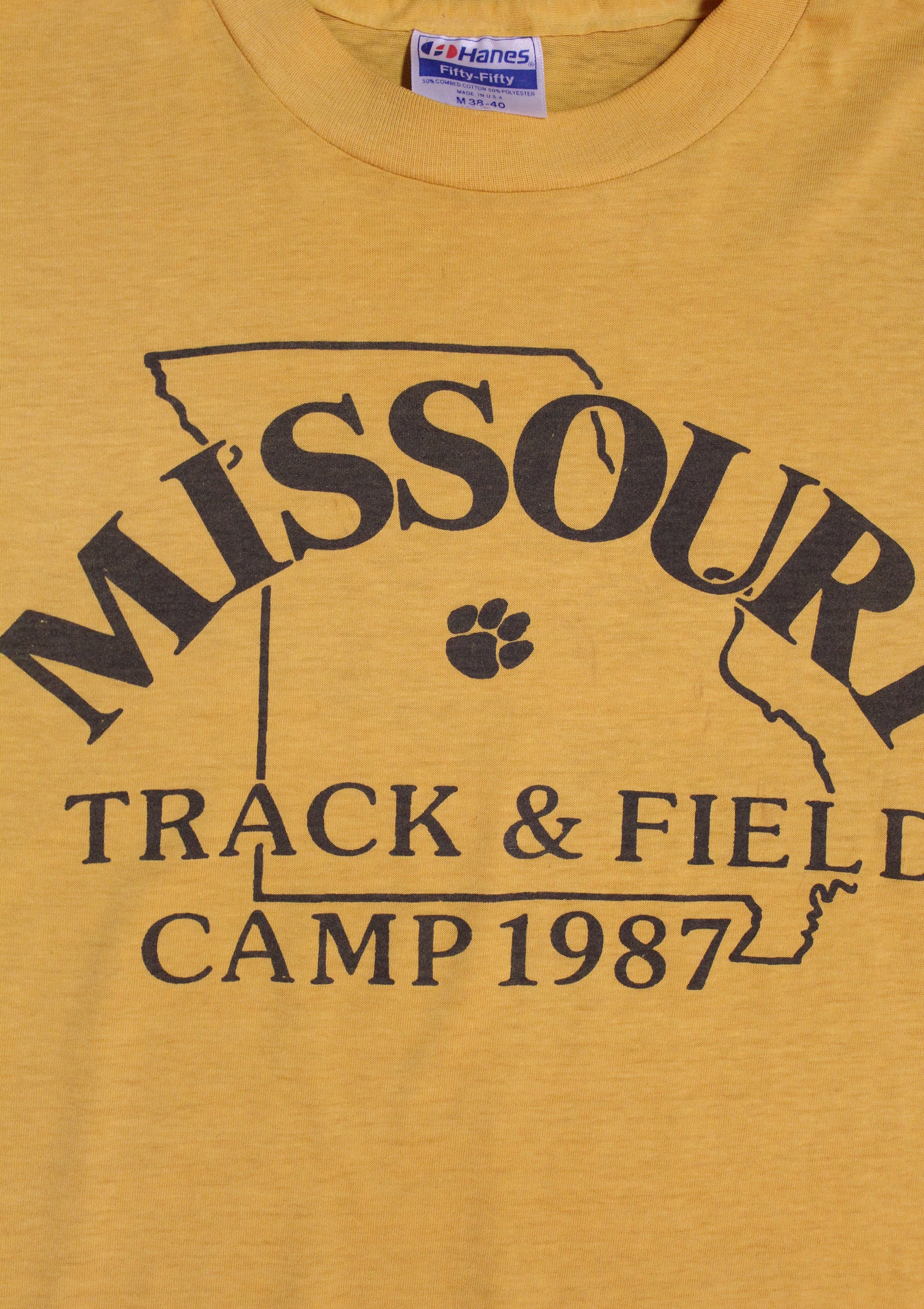 Vintage 1980&#39;s Nike Missouri Track &amp; Field T-Shirt