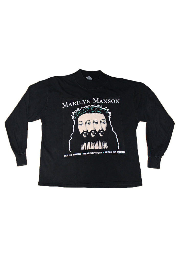 Vintage 90's Custom Marilyn Manson Believe Tour T-shirt ///SOLD///