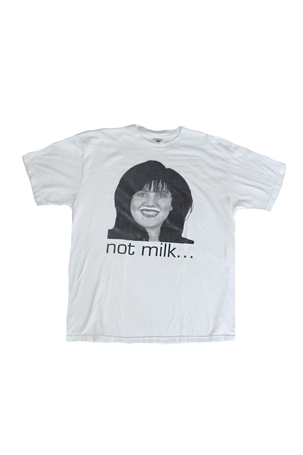 Vintage 90&#39;s Monica Lewinsky Not Milk... T-shirt ///SOLD///