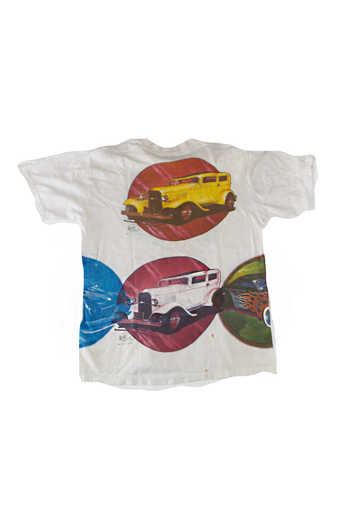 Vintage 70's Grateful Dead Live in Europe Kelley Mouse Studios Hot Rod Test Print T-Shirt
