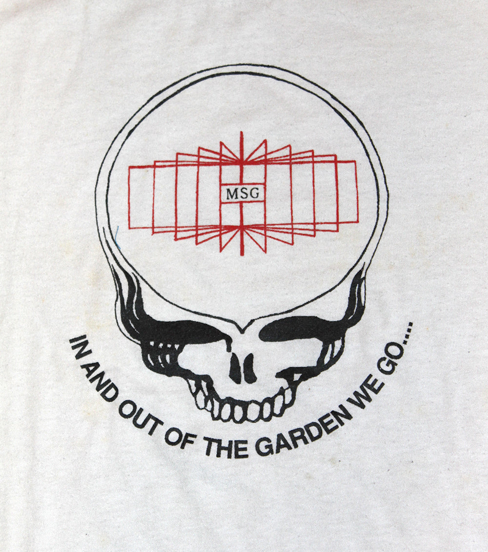Vintage 80&#39;s Grateful Dead MSG Madison Square Garden T-Shirt