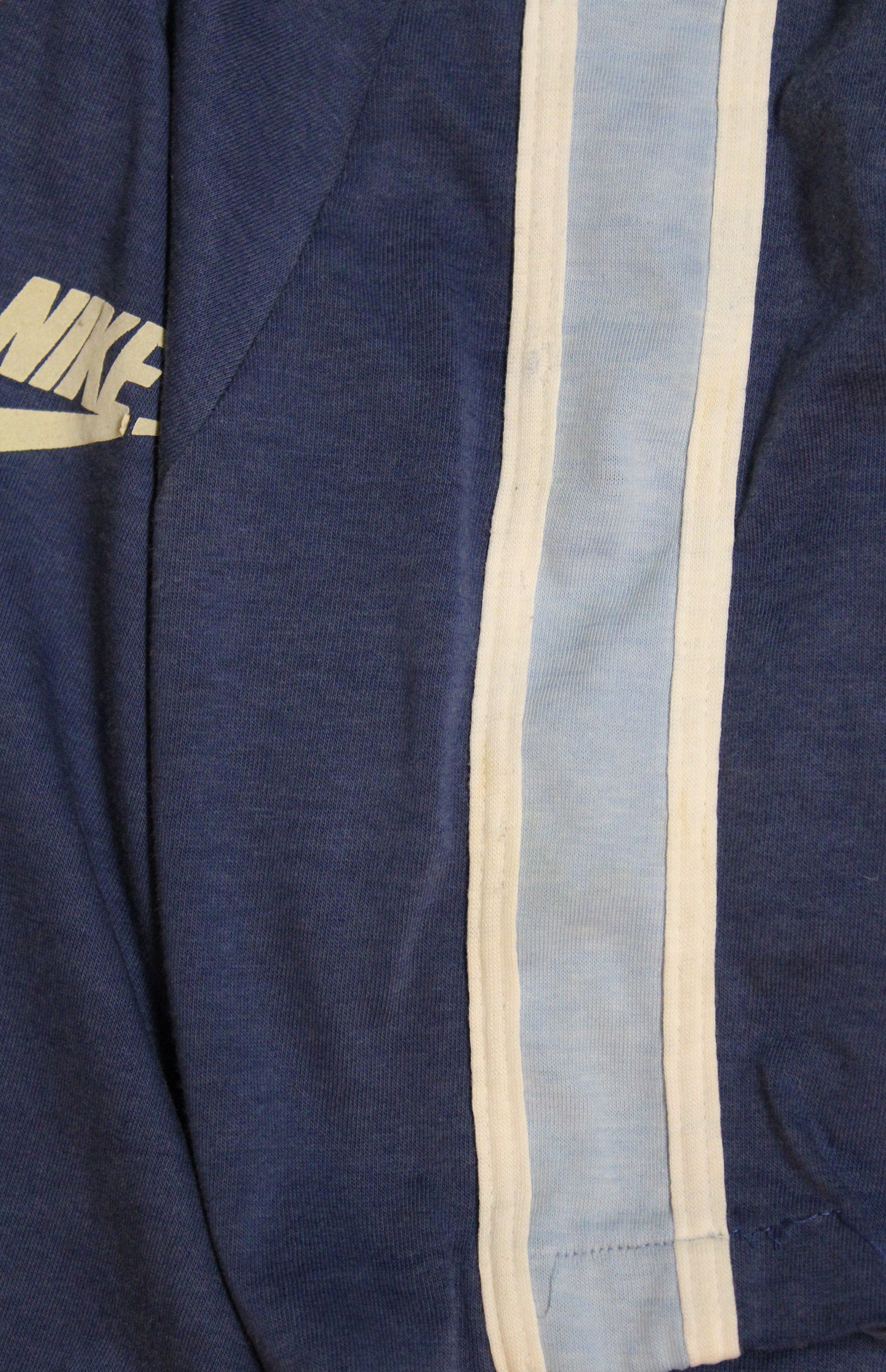 Vintage 1980&#39;s Nike Stripe Shoulder T-Shirt