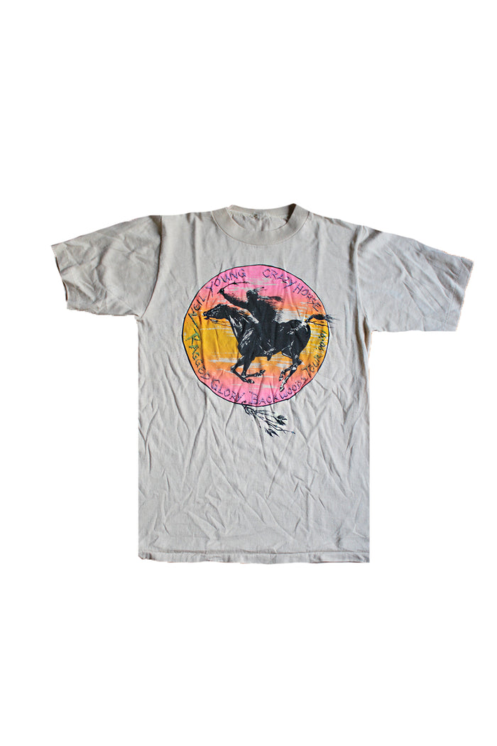 Vintage 90's Neil Young Crazy Horse Ragged Glory Backwoods T-Shirt ///SOLD///