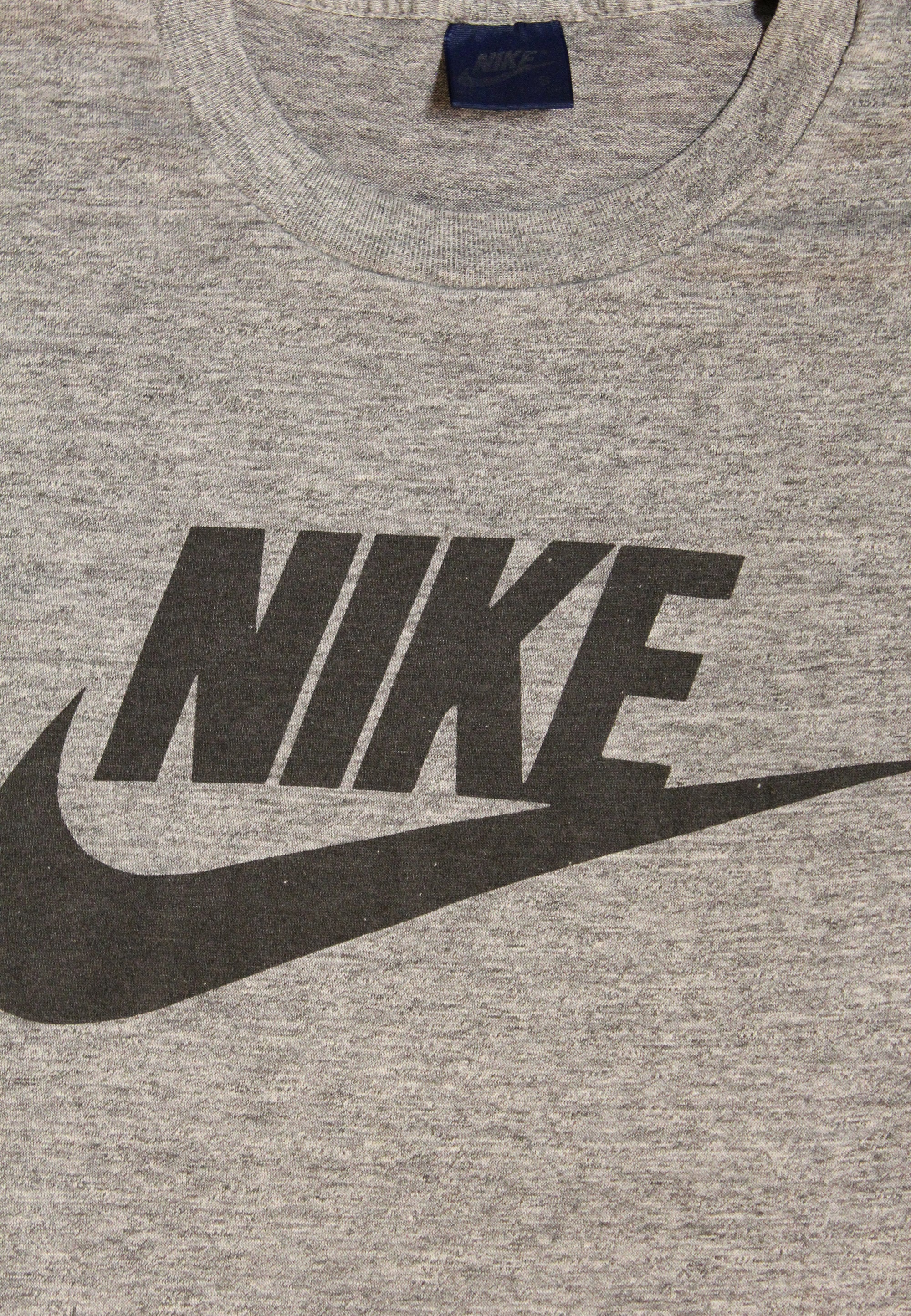 Vintage 1980&#39;s Nike Grey Tri-Blend T-Shirt