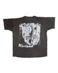 Vintage Kurt Cobain Nirvana 171 Washington Lake BLVD Memorial Park T-shirt ///SOLD///