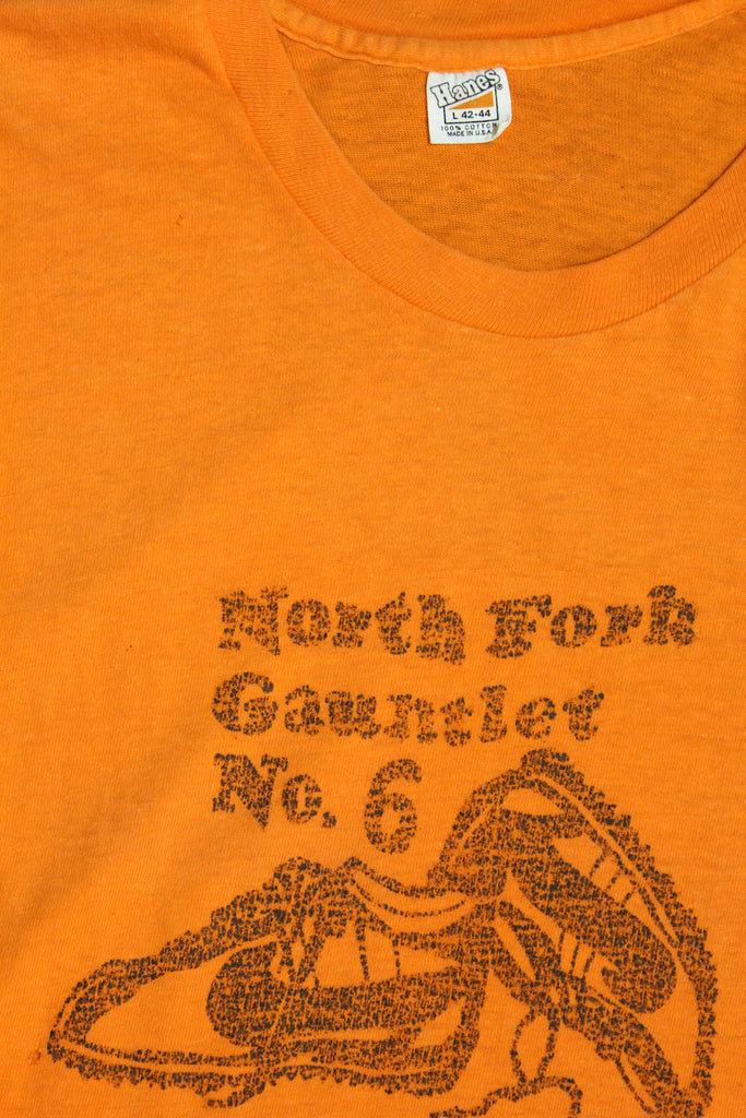 Vintage 1970's North Fork Gauntlet Nike T-shirt