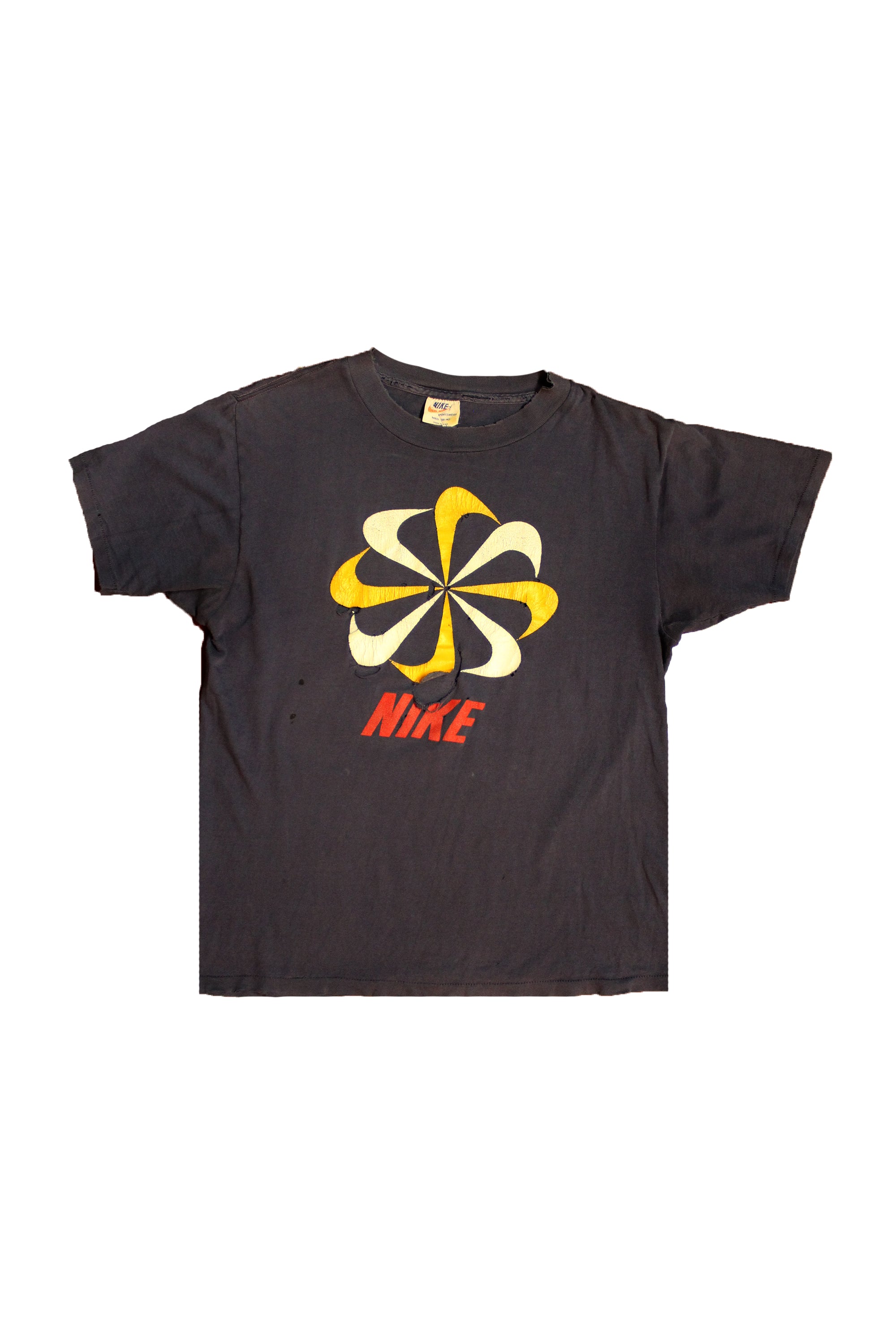 Vintage 1970&#39;s Nike Pinwheel Navy T-Shirt