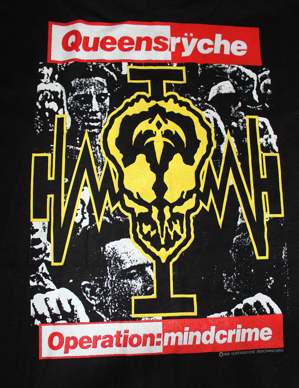 Vintage 80&#39;s Deadstock Queensryche Revolution Calling T-Shirt