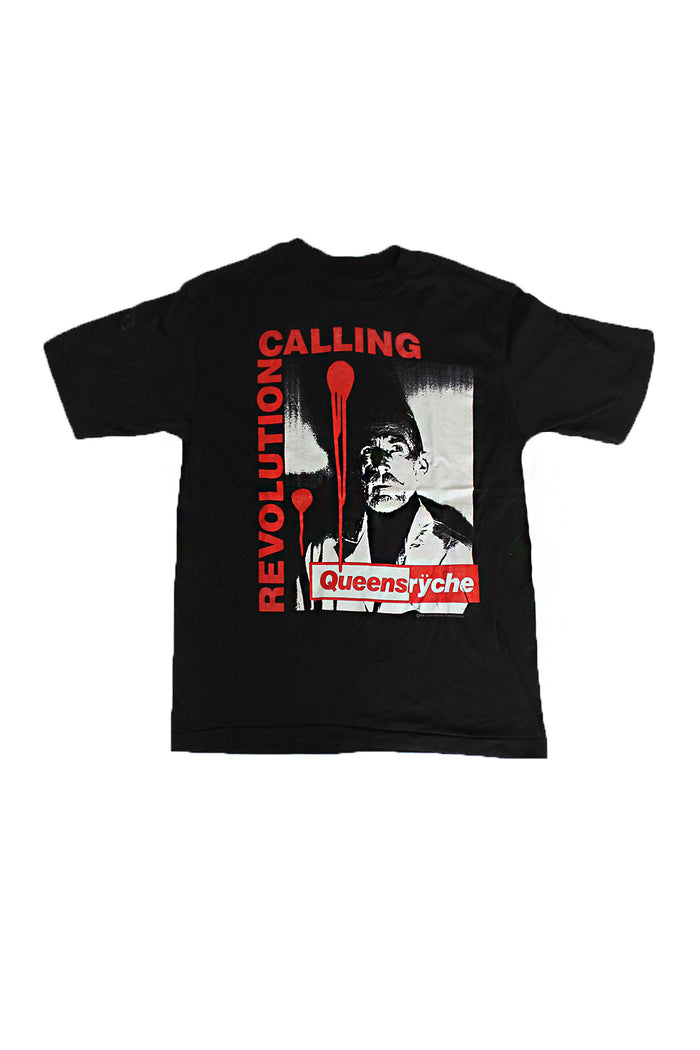 Vintage 80's Deadstock Queensryche Revolution Calling T-Shirt