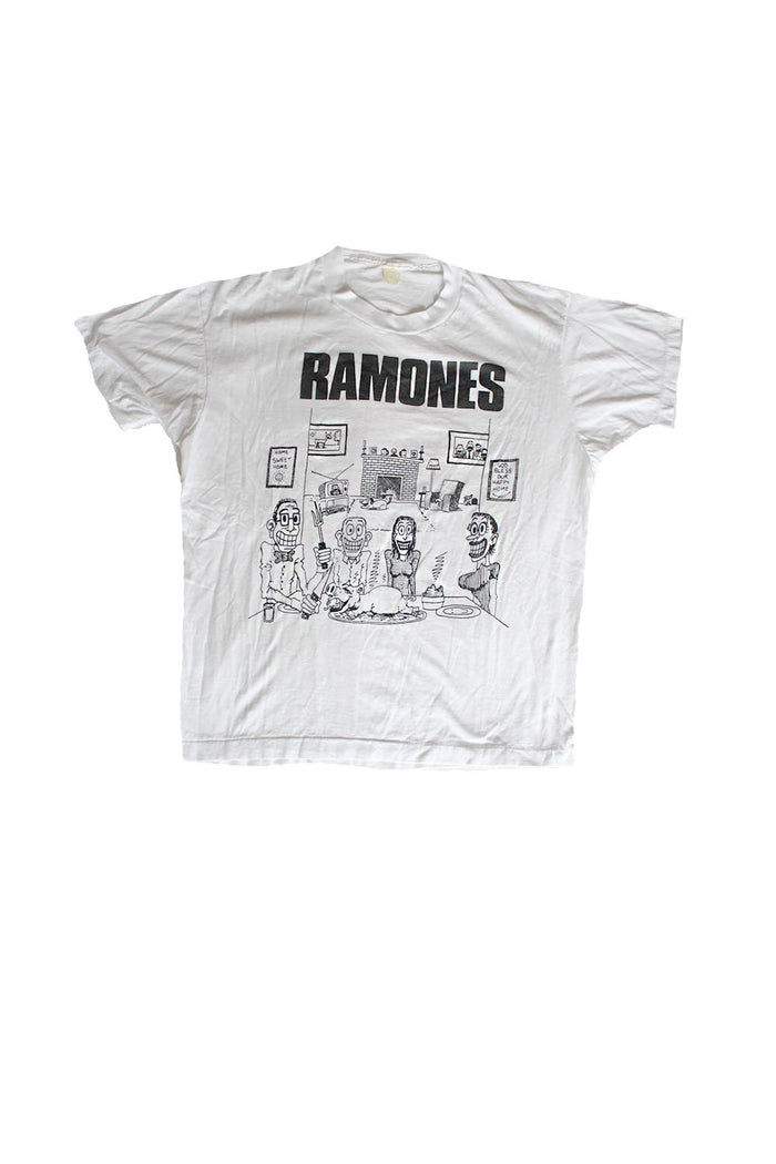 vintage ramones we're a happy family t-shirt