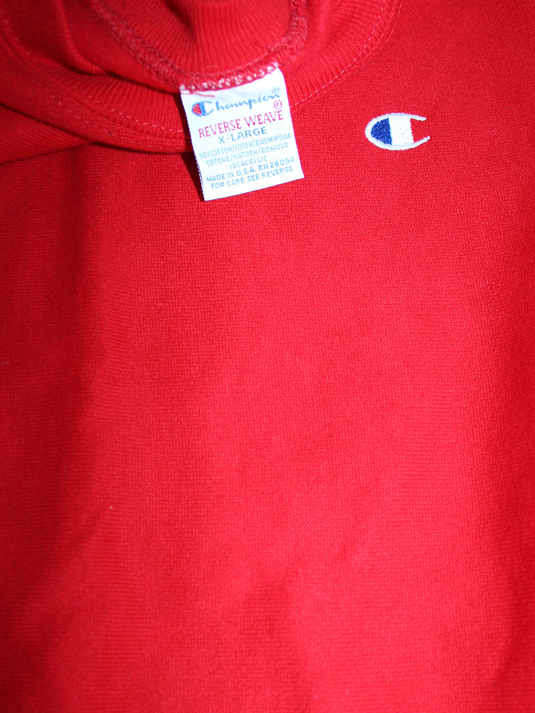 Vintage 90's Deadstock Champion Reverse Weave Red ///SOLD//