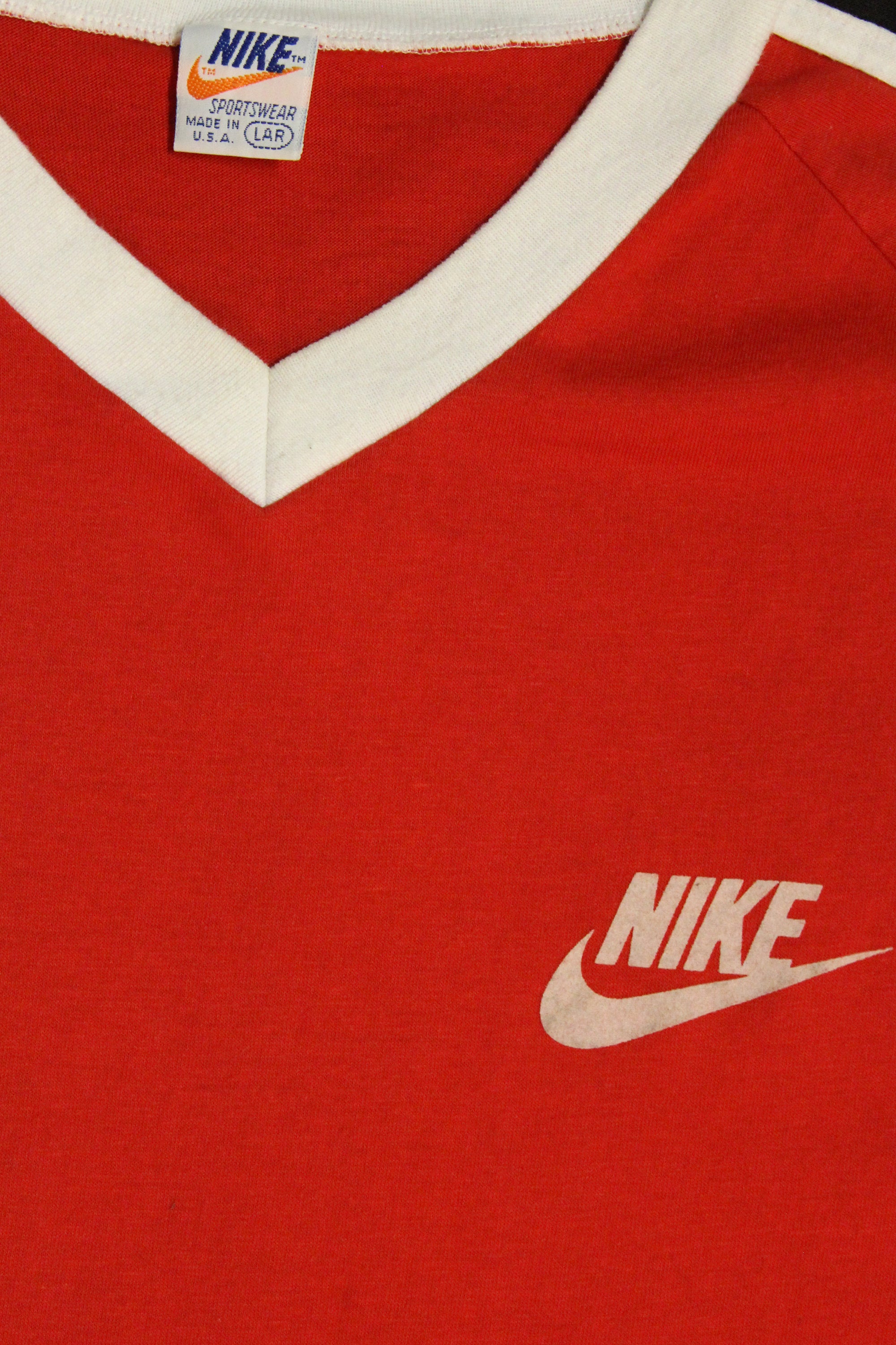 Vintage 1980&#39;s Nike V-Neck T-Shirt