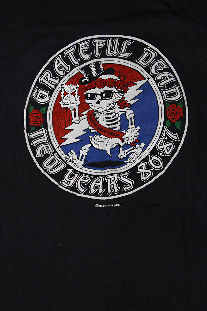 Vintage 80's Grateful Dead Rick Griffin New Years T-Shirt