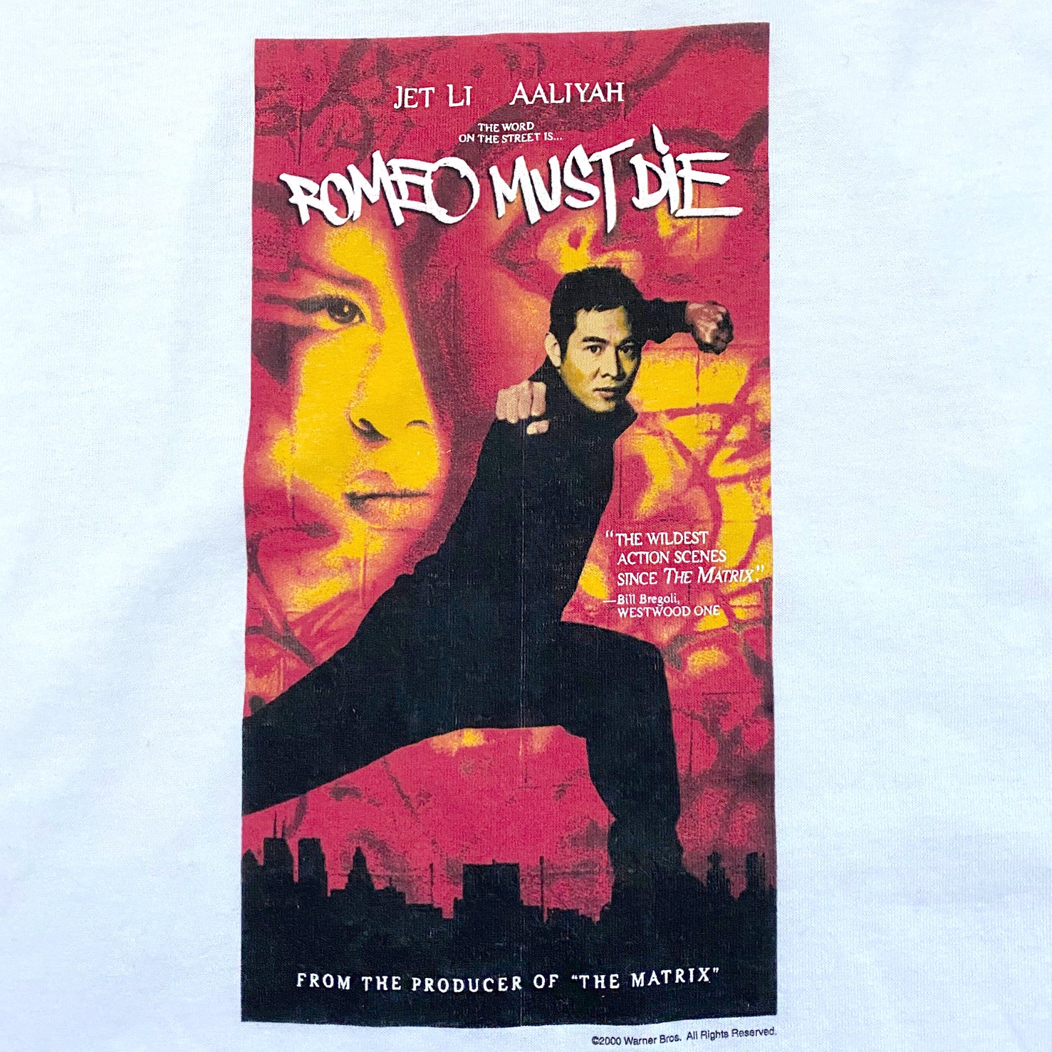 Vintage 2000&#39;s Romeo Must Die Movie T-shirt