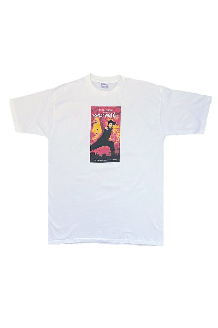 Jet Li and Aaliyah Romeo Must Die Movie T-shirt vintage 2000