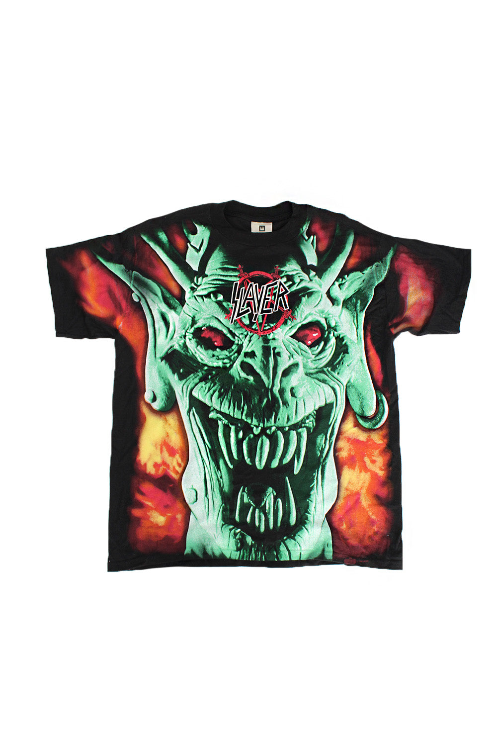 Vintage Deadstock 90&#39;s Slayer All Over Print T-shirt