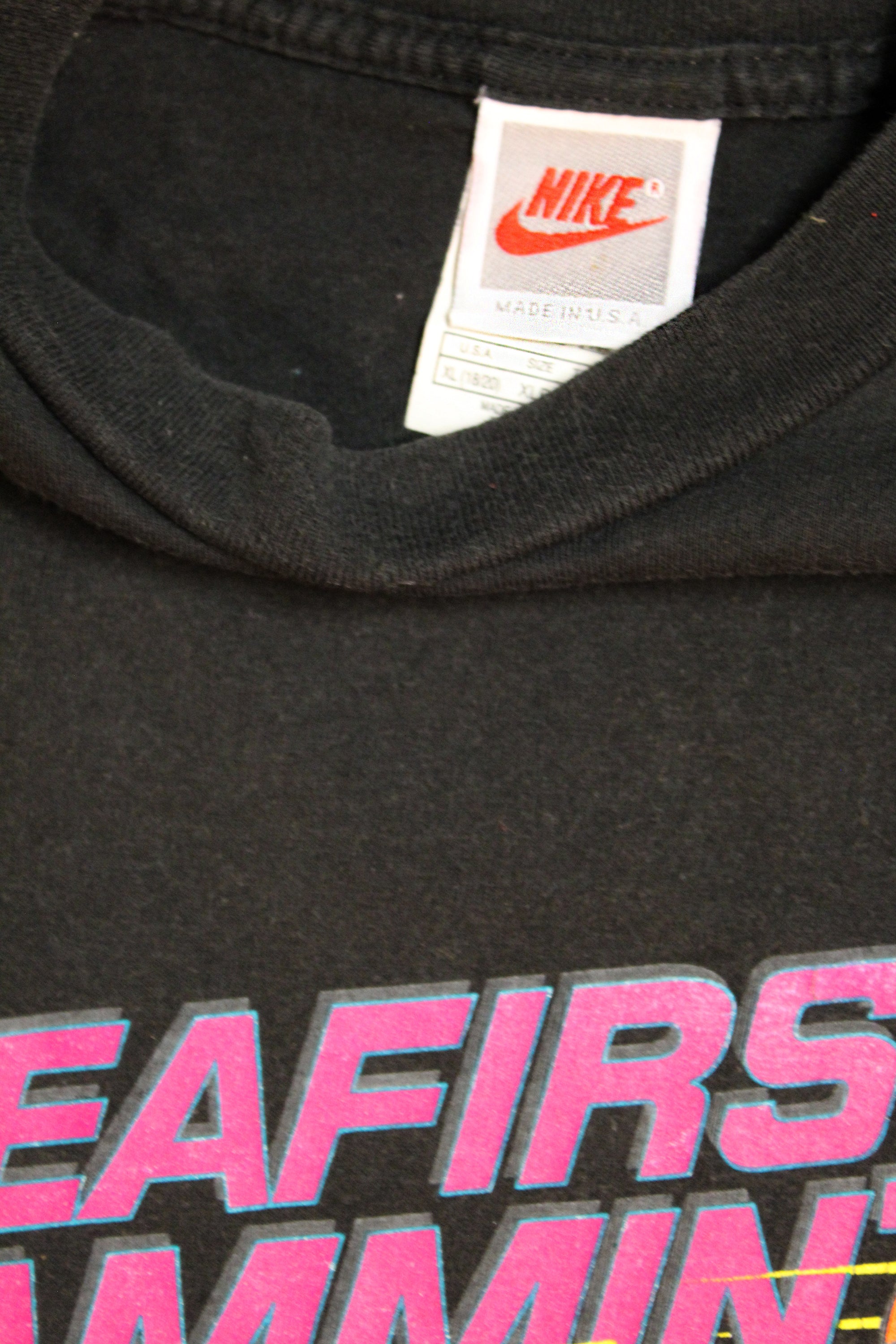 Vintage 1990's Nike Sonic Seafirst Jammin' Hoops T-Shirt