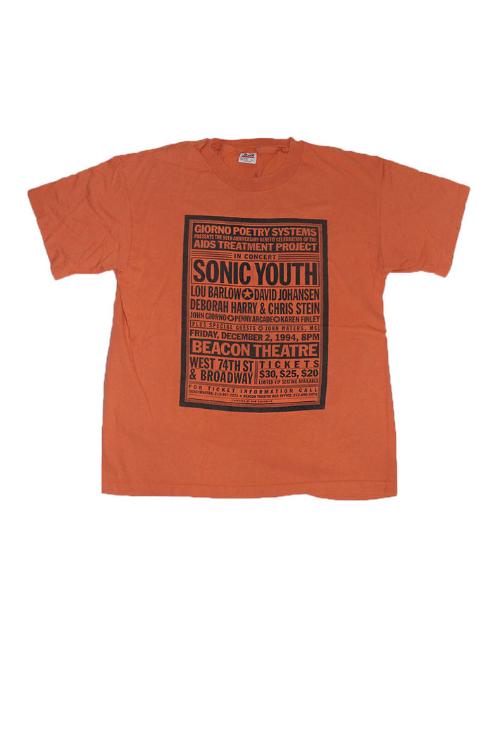 Vintage 90's Sonic Youth Concert Beacon Theatre T-Shirt ///SOLD///