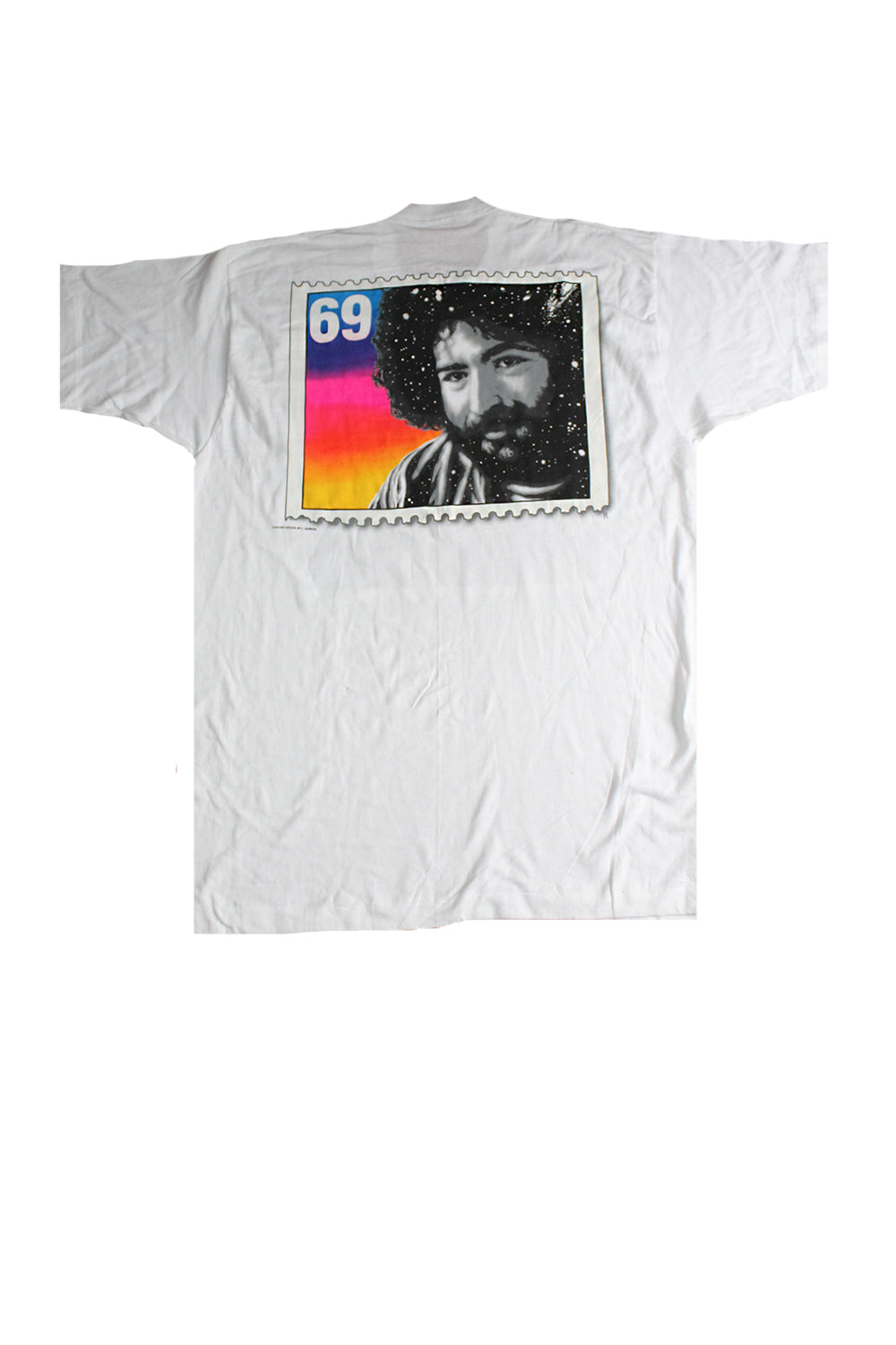 Vintage Deadstock 90&#39;s Jerry Garcia Estate Stamp T-shirt